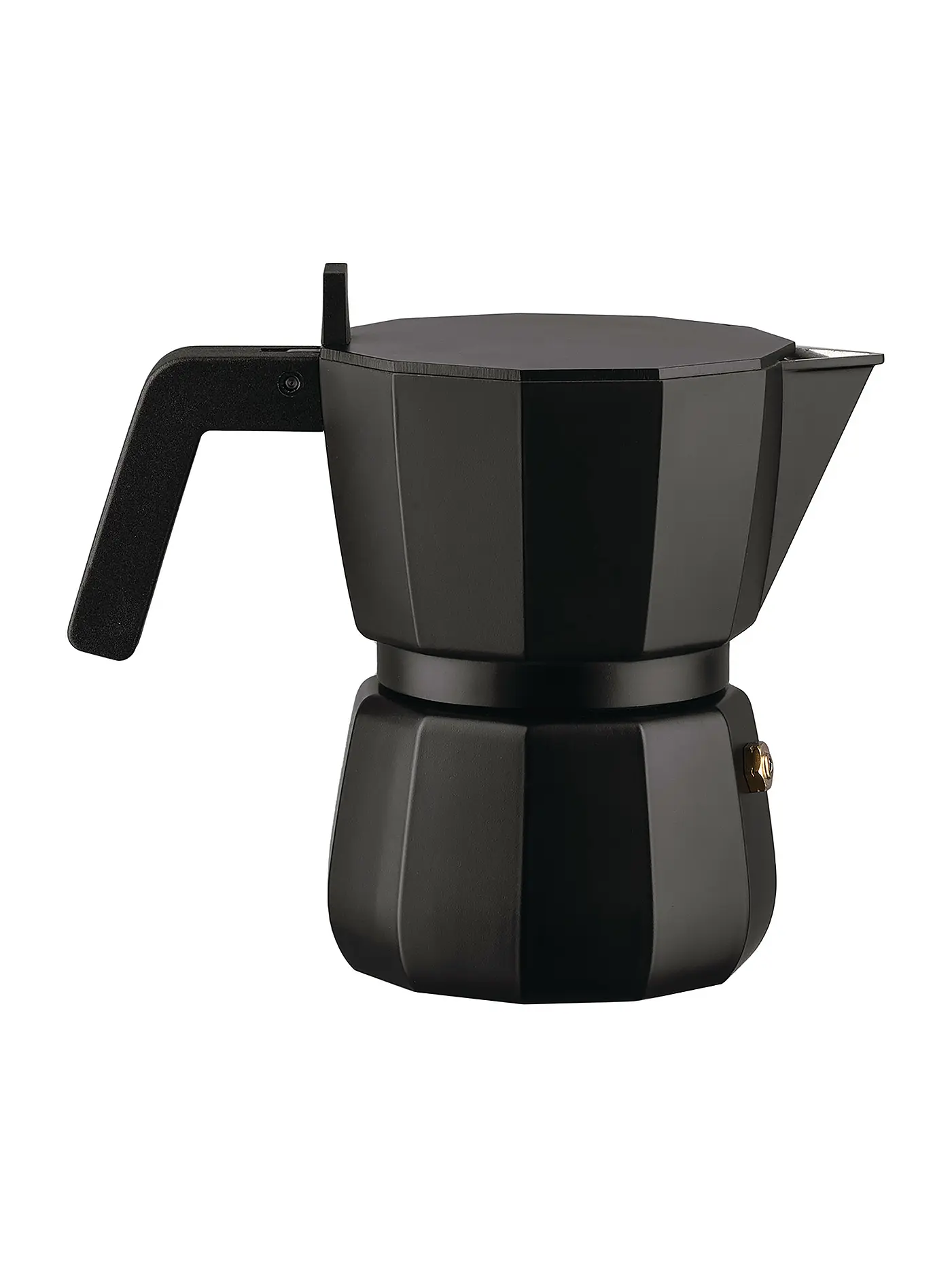 ALESSI | Espressomaschine Moka 3 Tassen SChwarz | 